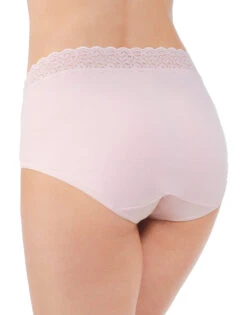 Vanity Fair Flattering Lace Cotton Brief 13396 -Freshpair Lingerie Store Vanity Fair 13396 Sheer Quartz back 0969 B 2