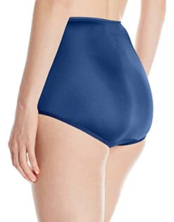 Vanity Fair Perfectly Yours Ravissant Premium Tailored Nylon Brief - 15712 -Freshpair Lingerie Store Vanity Fair 15 712 Navy B 2