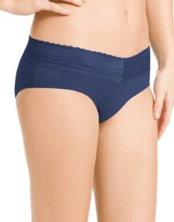 Warner's No Pinching. No Problems With Lace Hipster 5609J -Freshpair Lingerie Store Warner s 5609J Navy Ink NIN B 2937e7eb a91c 4070 bb83 99feadd193c8