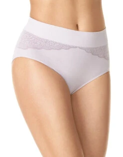 Warner's Cloud 9 Seamless Lace Panty Brief RS3241P -Freshpair Lingerie Store Warner s RS3241P Iris B 0143928b 9579 4104 8007 672108dbd093