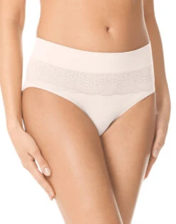 Warner's Cloud 9 Seamless Hipster Panty RU3234P -Freshpair Lingerie Store Warner s RU3234P Rosewater B 2