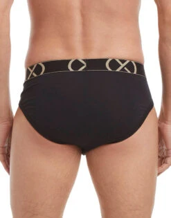 2xist X Luxe 3-Pack No Show Brief X50020 -Freshpair Lingerie Store X50020 00101 B