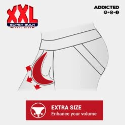 Addicted Super Bulk 2.0 Jock AD714 9 Addicted Super Bulk 2.0 Jock AD714 -Freshpair Lingerie Store ad714 super bulk 20 jock
