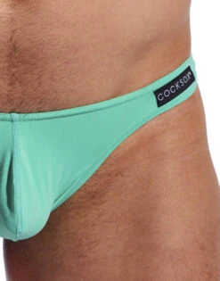Cocksox Thong CX05 -Freshpair Lingerie Store cx05 clearwater green hero